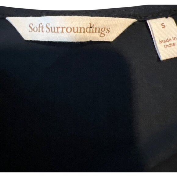 Soft Surroundings Boho Desert Mirage Embroidered Tunic Top size S - Picture 5 of 7